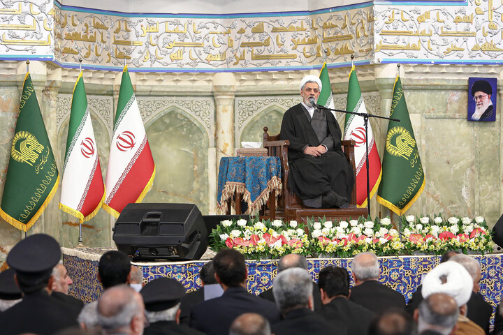 تصاویر/ بزرگداشت شهدای جنایات تروریستی آمریکایی - صهیونی در حرم مطهر رضوی