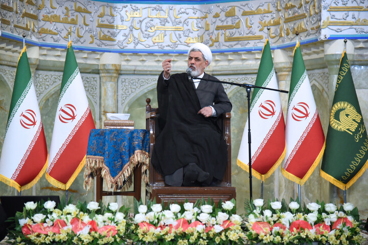 تصاویر/ بزرگداشت شهدای جنایات تروریستی آمریکایی - صهیونی در حرم مطهر رضوی