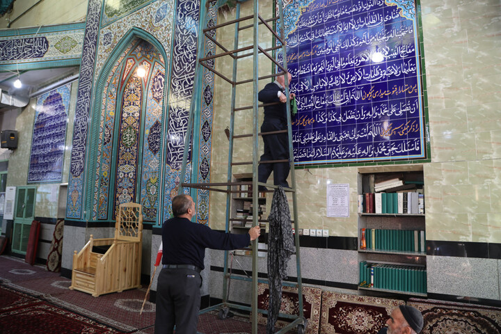 تصاویر / آیین غبار روبی مساجد با حضور نماینده ولی فقیه در استان همدان