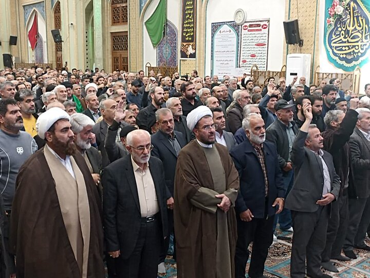 تصاویر / مراسم اربعین شهدای فتنه آمریکایی وصهیونیستی در قزوین