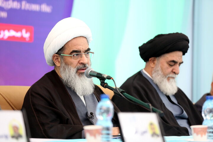 تصاویر/  دوازدهمین کنفرانس بین‌المللی حقوق بشر آمریکایی از دیدگاه رهبر معظم انقلاب