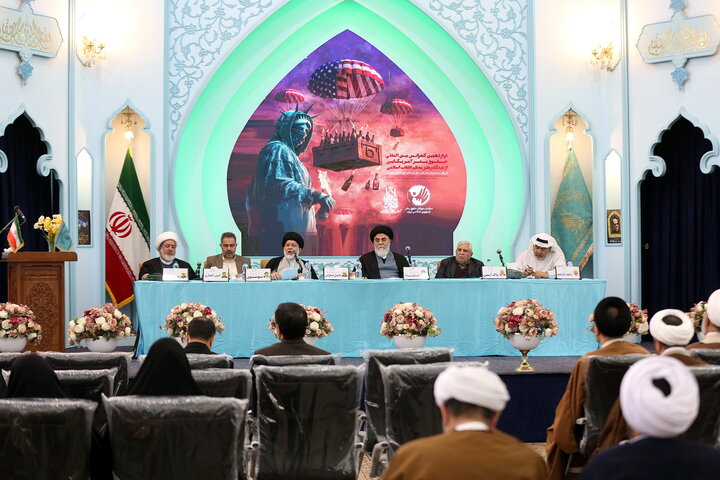 تصاویر/  دوازدهمین کنفرانس بین‌المللی حقوق بشر آمریکایی از دیدگاه رهبر معظم انقلاب