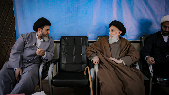 تصاویر/جلسه شورای معاونین حوزه علمیه همدان با حضور آیت‌الله موسوی اصفهانی