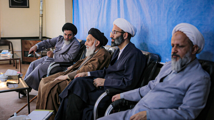 تصاویر/جلسه شورای معاونین حوزه علمیه همدان با حضور آیت‌الله موسوی اصفهانی