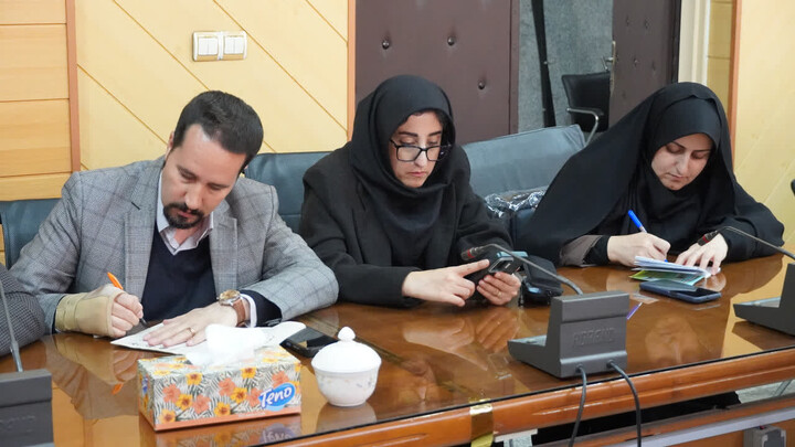 تصاویر / نشست خبری مدیر کل تبلیغات اسلامی همدان