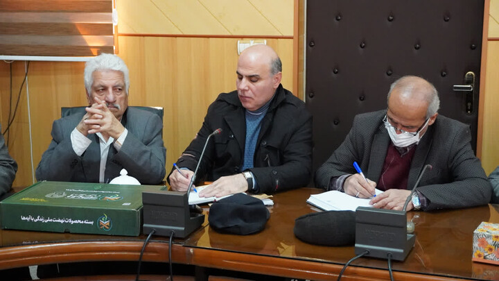 تصاویر / نشست خبری مدیر کل تبلیغات اسلامی همدان