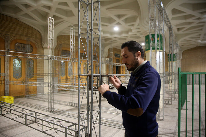 حرم بانوی کرامت آماده میزبانی از مهمانان ماه خدا شد