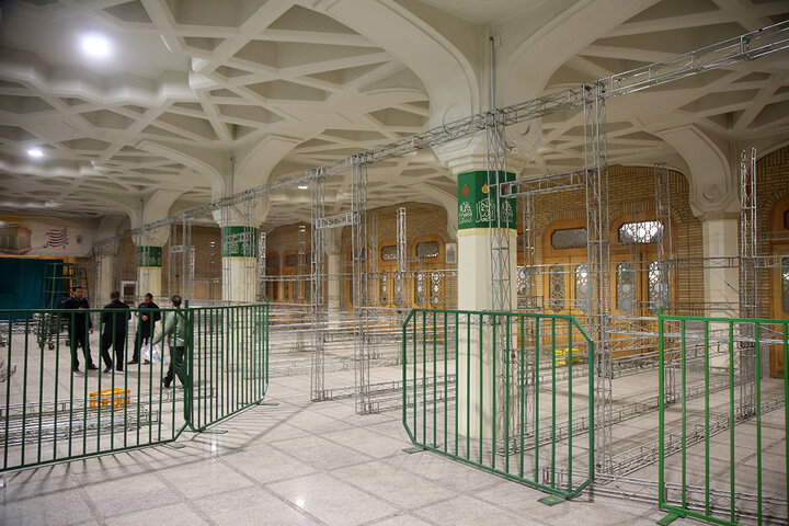 حرم بانوی کرامت آماده میزبانی از مهمانان ماه خدا شد