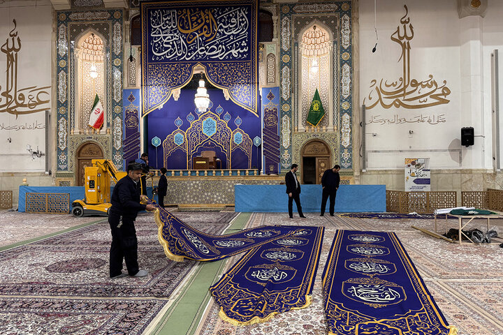 حرم بانوی کرامت آماده میزبانی از مهمانان ماه خدا شد