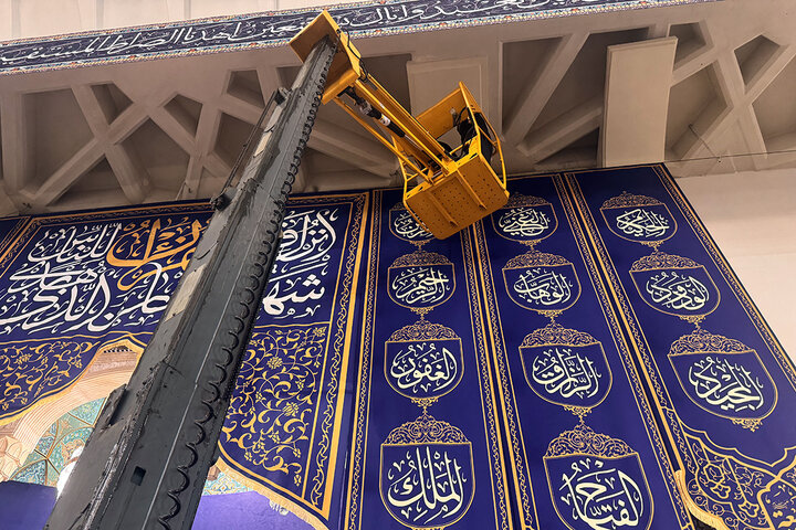 حرم بانوی کرامت آماده میزبانی از مهمانان ماه خدا شد