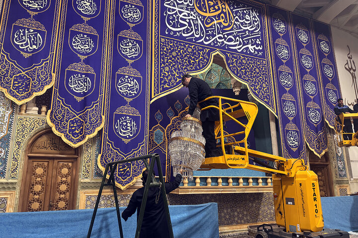 حرم بانوی کرامت آماده میزبانی از مهمانان ماه خدا شد