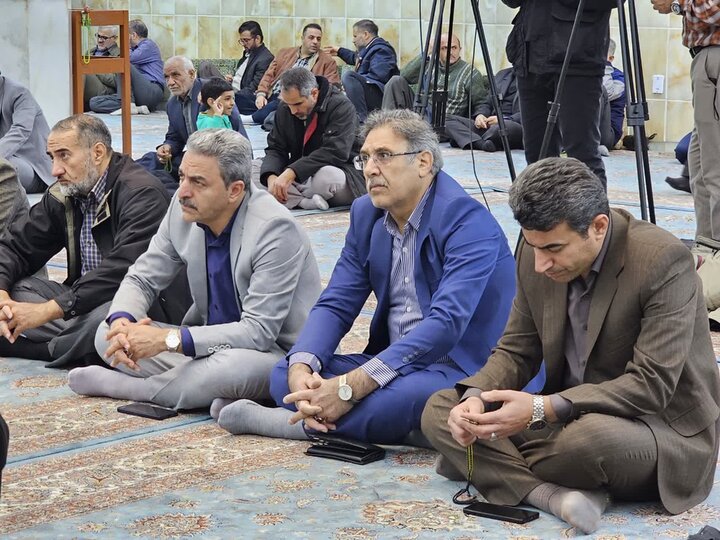 تصاویر/مراسم گرامیداشت چهلمین روز شهادت جمعی از هموطنان و حافظان امنیت در مهدیه سنندج