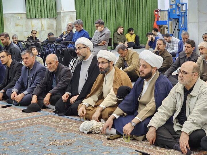 تصاویر/مراسم گرامیداشت چهلمین روز شهادت جمعی از هموطنان و حافظان امنیت در مهدیه سنندج
