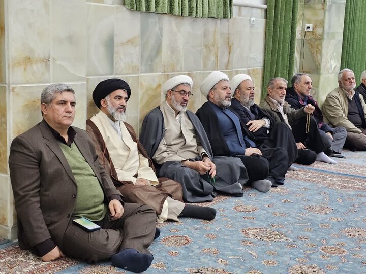 تصاویر/مراسم گرامیداشت چهلمین روز شهادت جمعی از هموطنان و حافظان امنیت در مهدیه سنندج
