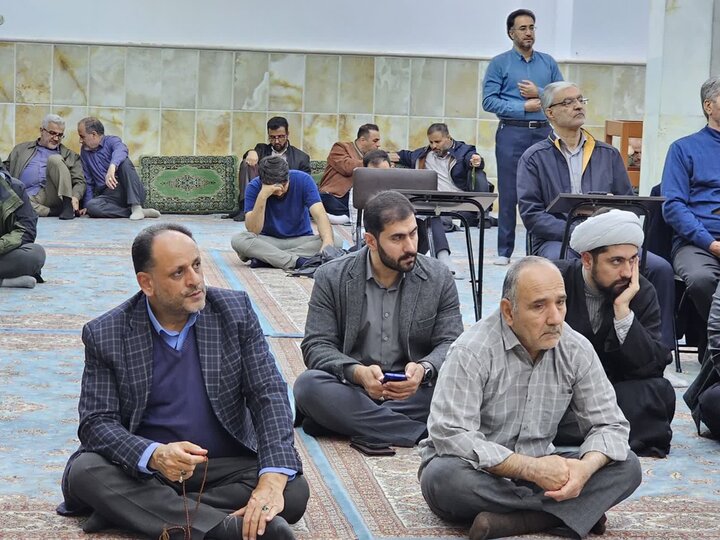تصاویر/مراسم گرامیداشت چهلمین روز شهادت جمعی از هموطنان و حافظان امنیت در مهدیه سنندج
