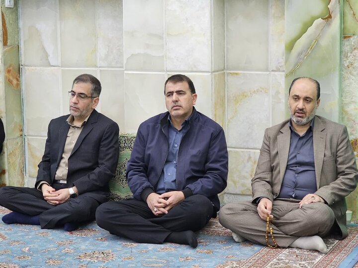 تصاویر/مراسم گرامیداشت چهلمین روز شهادت جمعی از هموطنان و حافظان امنیت در مهدیه سنندج