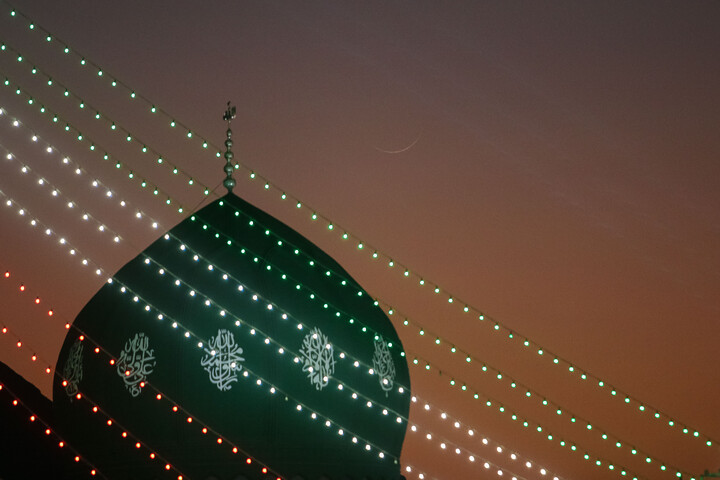 تصاویر/ استهلال ماه مبارک رمضان در مسجد مقدس جمکران