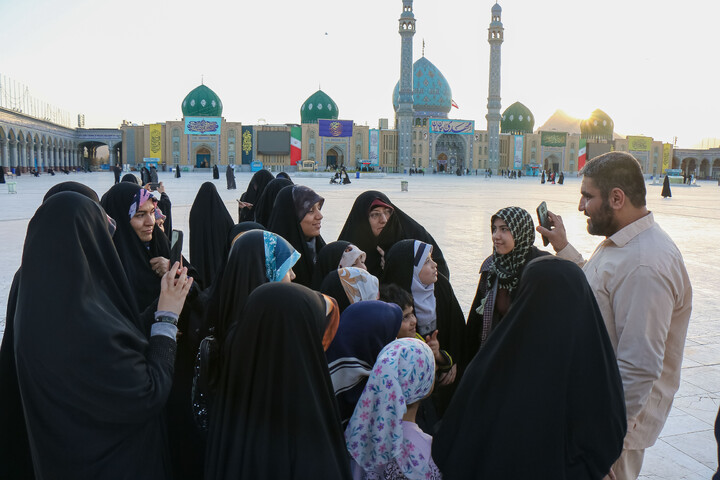 تصاویر/ استهلال ماه مبارک رمضان در مسجد مقدس جمکران