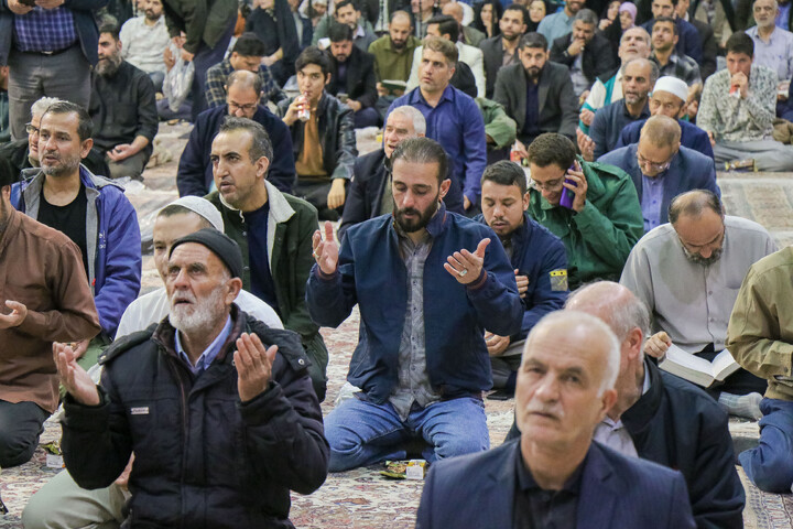 تصاویر/ مراسم اربعین شهدای حوادث تروریستی اخیر در حرم حضرت معصومه س