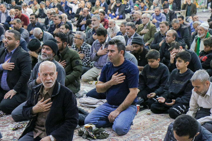 تصاویر/ مراسم اربعین شهدای حوادث تروریستی اخیر در حرم حضرت معصومه س