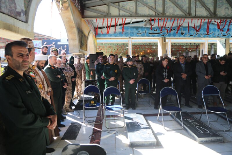 کرمانشاه میزبان مراسم چهلم شهیدان «محسن جمالی» و «ملینا» شد+عکس