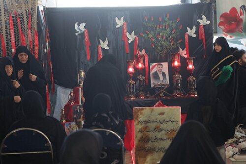 کرمانشاه میزبان مراسم چهلم شهیدان «محسن جمالی» و «ملینا» شد+عکس