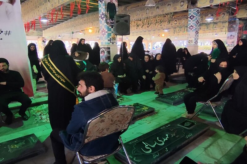 کرمانشاه میزبان مراسم چهلم شهیدان «محسن جمالی» و «ملینا» شد+عکس