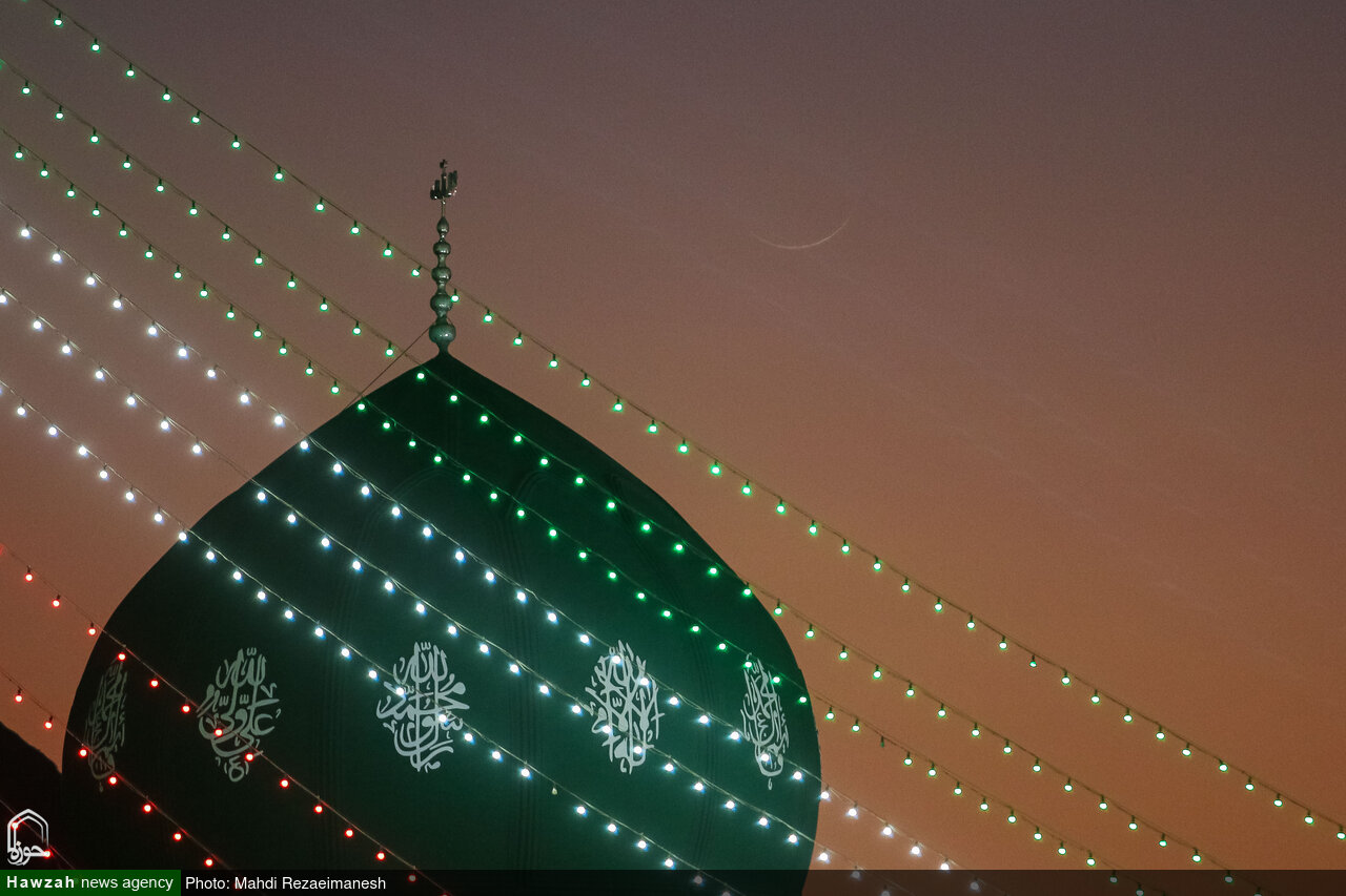 تصاویر/ استهلال هلال ماه مبارک رمضان در مسجد مقدس جمکران