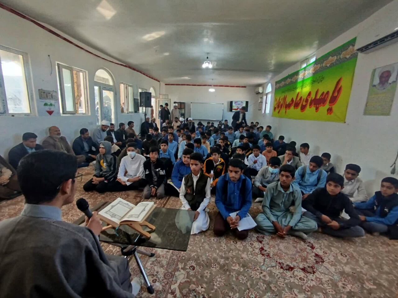 برگزاری مسابقات قرآنی دانش‌آموزی با میزبانی حوزه علمیه ریگان
