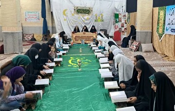 تصاویر/ محفل قرآنی دختران دوراهک در ماه مبارک رمضان