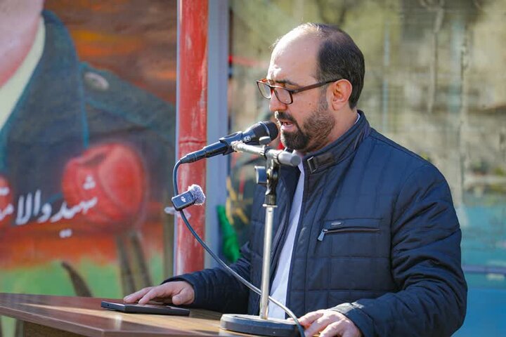 تصاویر / برگزاری آیین رونمایی از دیوارنگاره شهدای انتظامی قزوین