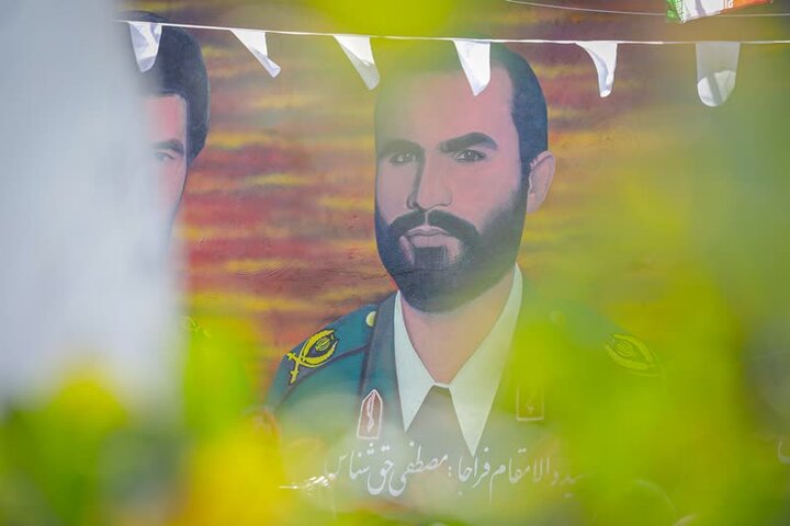 تصاویر / برگزاری آیین رونمایی از دیوارنگاره شهدای انتظامی قزوین