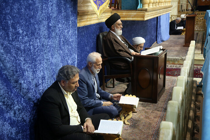 آئین باشکوه ترتیل‌خوانی حرم حضرت معصومه(س) در نخستین روز ماه رمضان