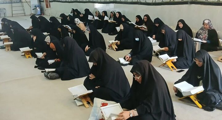 تصاویر/ ترتیل‌خوانی قرآن در شهر امام حسن