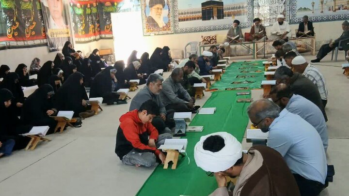 تصاویر/ ترتیل‌خوانی قرآن در شهر امام حسن