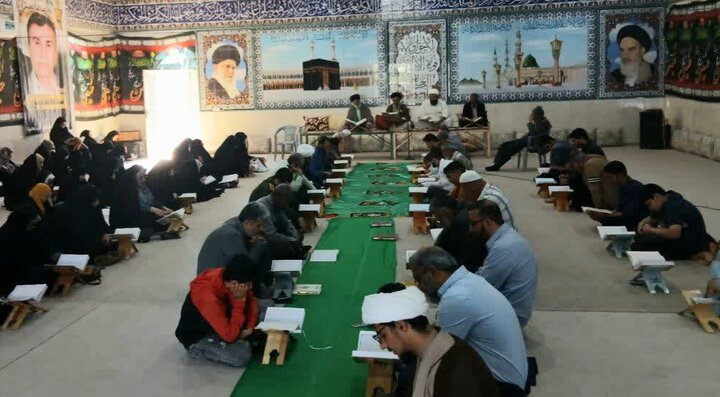 تصاویر/ ترتیل‌خوانی قرآن در شهر امام حسن