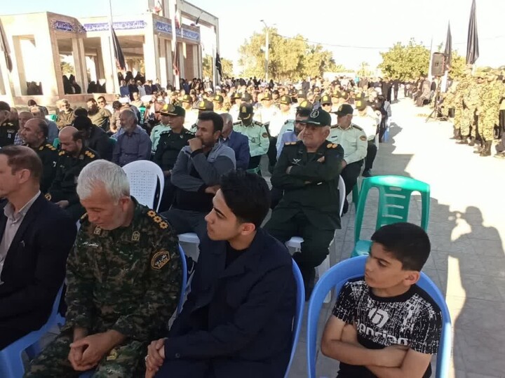 تصاویر/ گرامیداشت اربعین شهید مدافع امنیت در برازجان