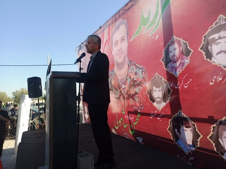 تصاویر/ گرامیداشت اربعین شهید مدافع امنیت در برازجان