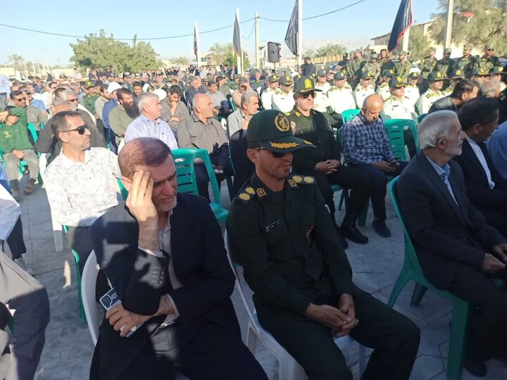 تصاویر/ گرامیداشت اربعین شهید مدافع امنیت در برازجان