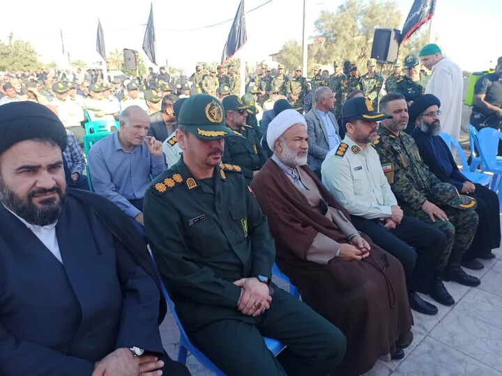 تصاویر/ گرامیداشت اربعین شهید مدافع امنیت در برازجان