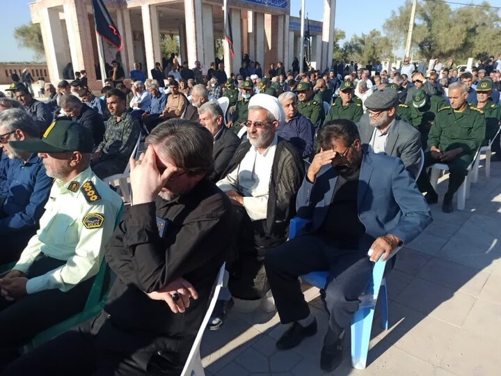 تصاویر/ گرامیداشت اربعین شهید مدافع امنیت در برازجان