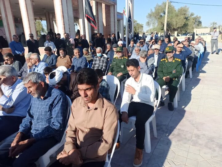 تصاویر/ گرامیداشت اربعین شهید مدافع امنیت در برازجان