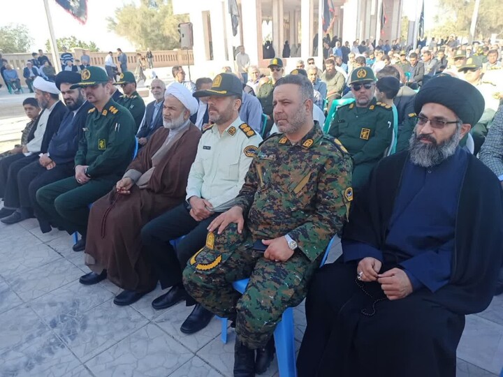 تصاویر/ گرامیداشت اربعین شهید مدافع امنیت در برازجان