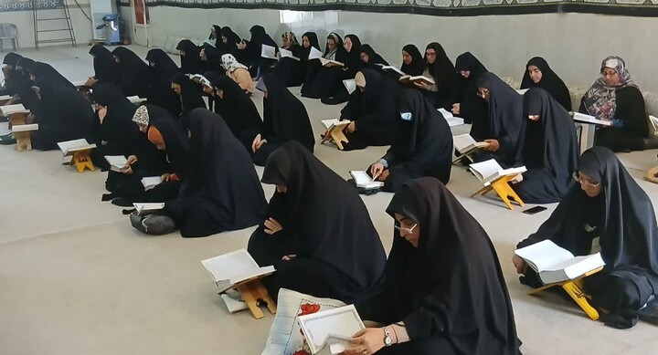 تصاویر/ جزخوانی قرآن کریم در بندر امام حسن