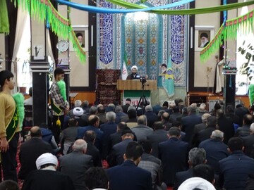 تصاویر/ آیین عبادی سیاسی نماز جمعه چهاربرج