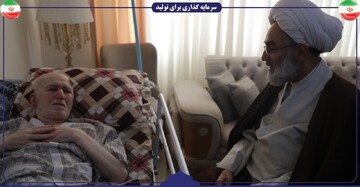 دیدار امام جمعه رشت با جانباز اغتشاشات اخیر در رشت