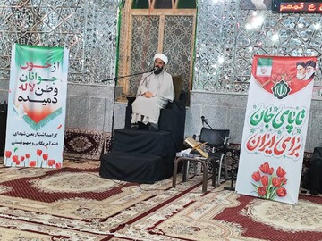 مراسم گرامی‌داشت اربعین شهدای فتنه آمریکایی و صهیونی در قمصر برگزار شد+عکس