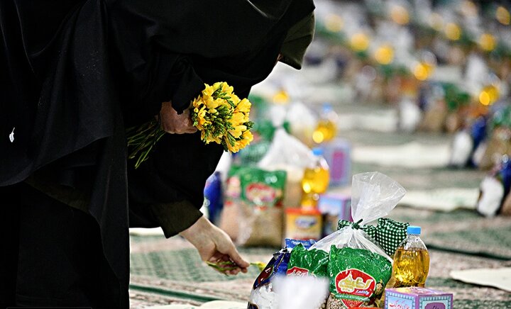 تصاویر/ طرح همدلی و مواسات مؤمنانه در حرم حضرت عبدالعظیم(ع)