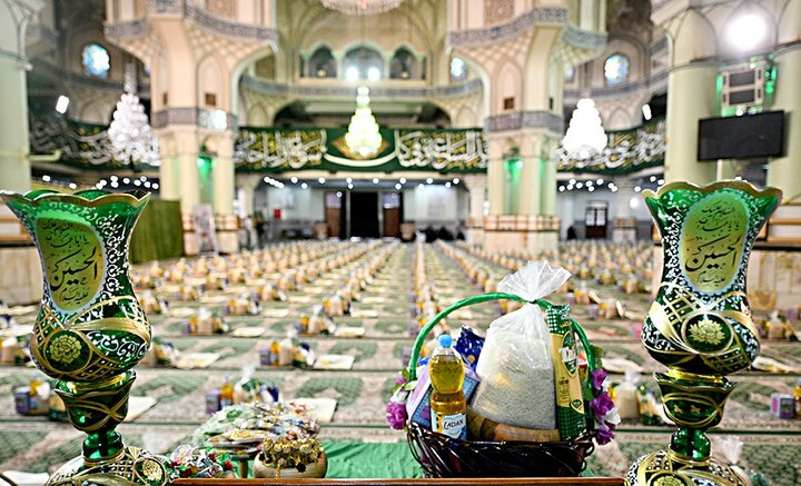 تصاویر/ طرح همدلی و مواسات مؤمنانه در حرم حضرت عبدالعظیم(ع)