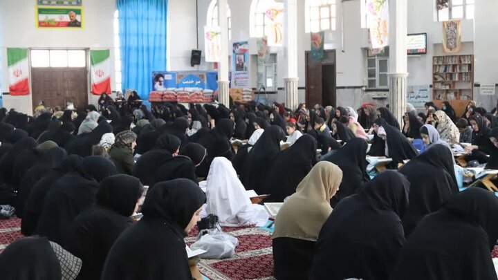 تصاویر/ اولین روز از جزء خوانی قرآن کریم در شاهین دژ